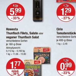 Thunfisch bei V-Markt