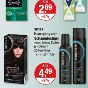 Schaumfestiger bei V-Markt