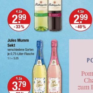 Mumm bei V-Markt