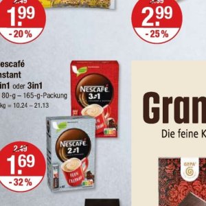 Kaffee bei V-Markt