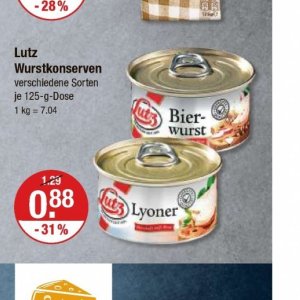 Wurst bei V-Markt
