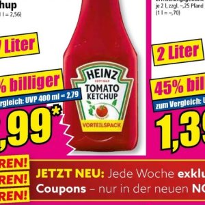 Ketchup bei Norma
