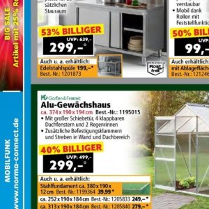 Garten bei Norma