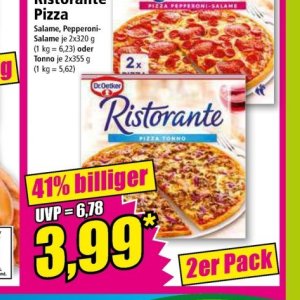 Pizza bei Norma