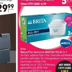 Wasserfilter bei Citti Markt