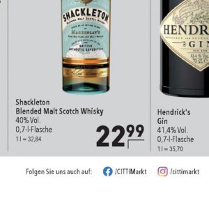 Whisky bei Citti Markt