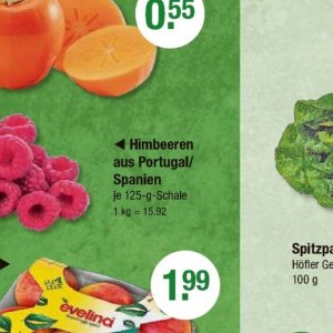 Himbeeren bei V-Markt