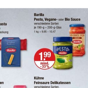 Pesto bei V-Markt