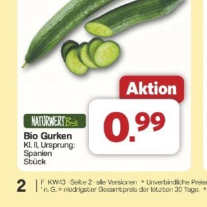 Gurken bei Famila Nord West