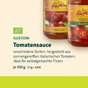 Tomatensauce bei BioMarkt