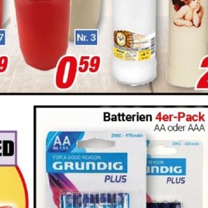 Batterien bei Centershop
