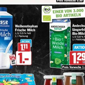 Milch bei Hit