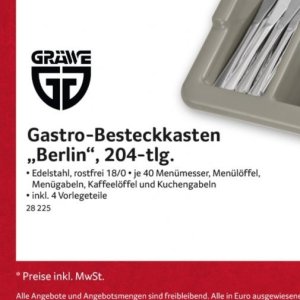 Besteckkasten bei Selgros