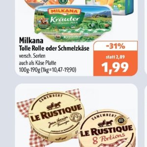 Käse milkana  bei Aktiv Irma