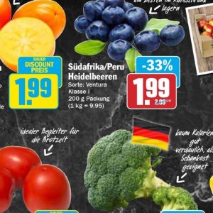 Heidelbeeren bei Hit