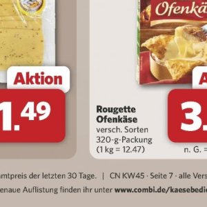 Ofenkäse rougette