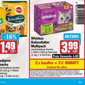 Katzenfutter whiskas