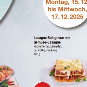 Lasagne bei V-Markt