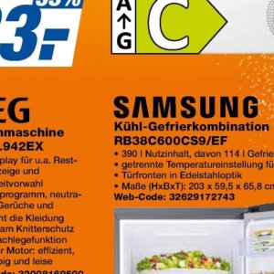 Kühl-gefrierkombination