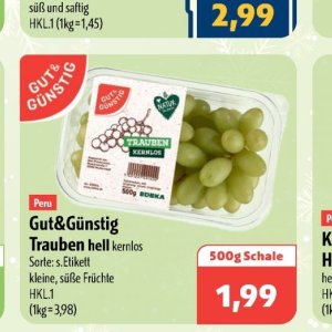 Trauben bei Aktiv Irma