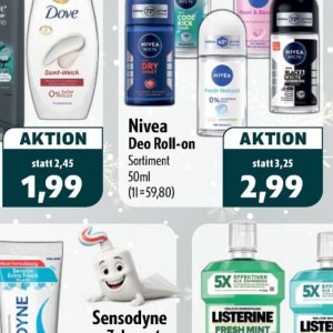 Deo roll-on nivea  bei Aktiv Irma