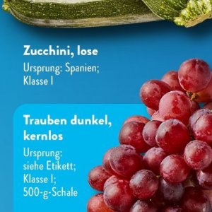 Trauben bei Aldi SÜD