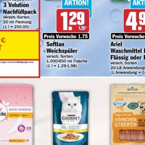 Weichspüler ariel  bei Hit