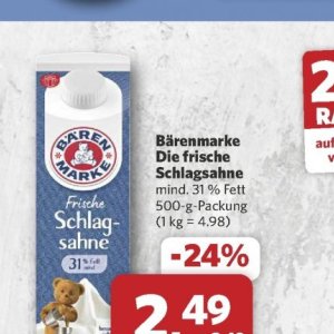 Schlagsahne bei Combi