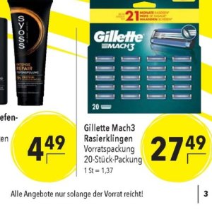 Rasierklingen gillette