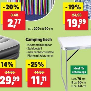 Campingtisch bei Thomas Philipps
