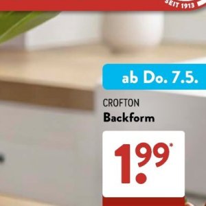 Backform bei Aldi SÜD