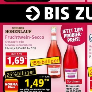 Schwarze johannisbeere bei Norma