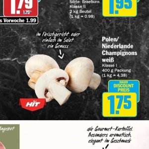 Champignons bei Hit
