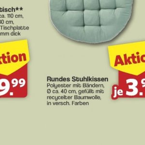 Stuhlkissen bei Famila Nord West