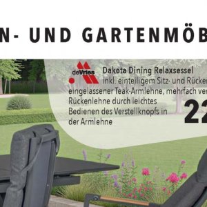 Gartenmöbel bei Citti Markt
