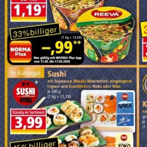 Sushi bei Norma