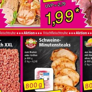 Minutensteaks bei Norma