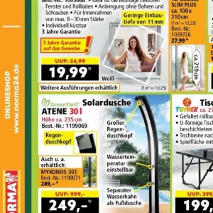 Solardusche