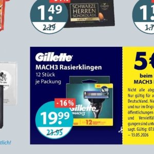 Rasierklingen gillette