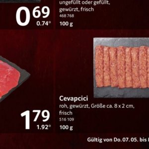 Cevapcici bei Selgros