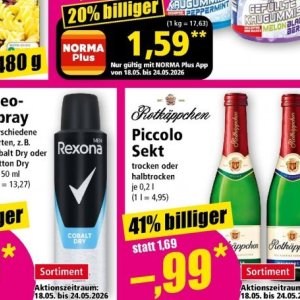 Sekt bei Norma