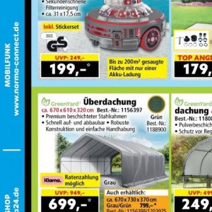 Überdachung