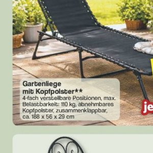 Gartenliege