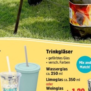 Tassen und Gläser