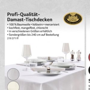 Tischdecken