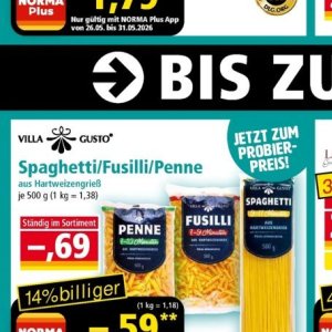 Spaghetti bei Norma