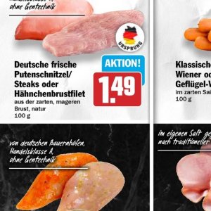 Putenschnitzel bei Hit