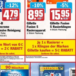 Rasierklingen gillette