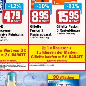 Rasierklingen gillette