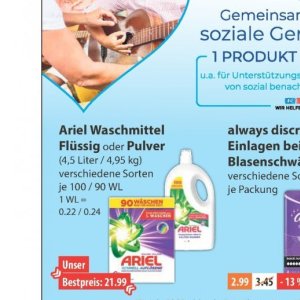 Waschmittel ariel
